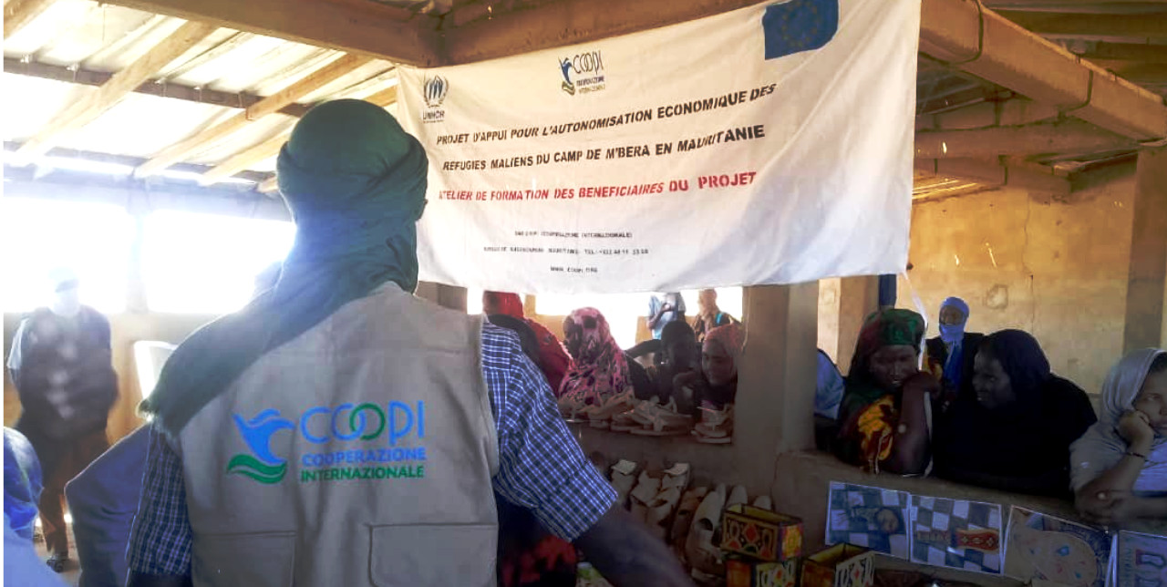Mauritania. The UNHCR High Commissioner visits our project