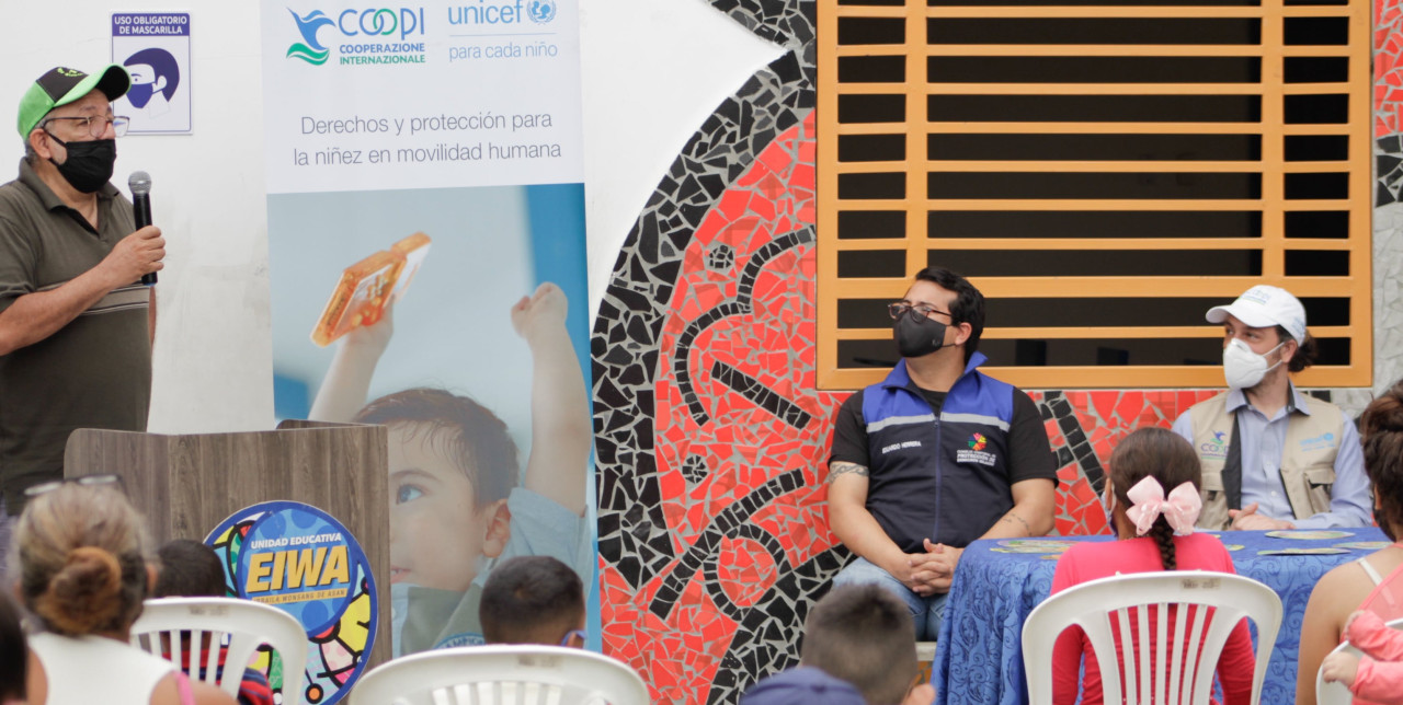 Ecuador. Medios muestran la respuesta de COOPI en el país