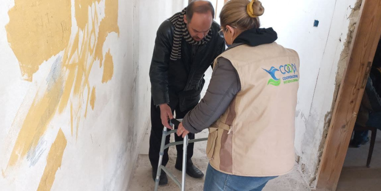 Syria. With AICS to support vulnerable people with disabilities
