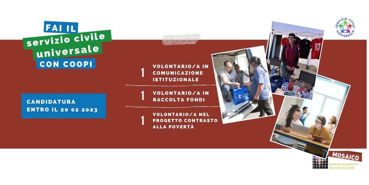 Fai il Servizio Civile con COOPI