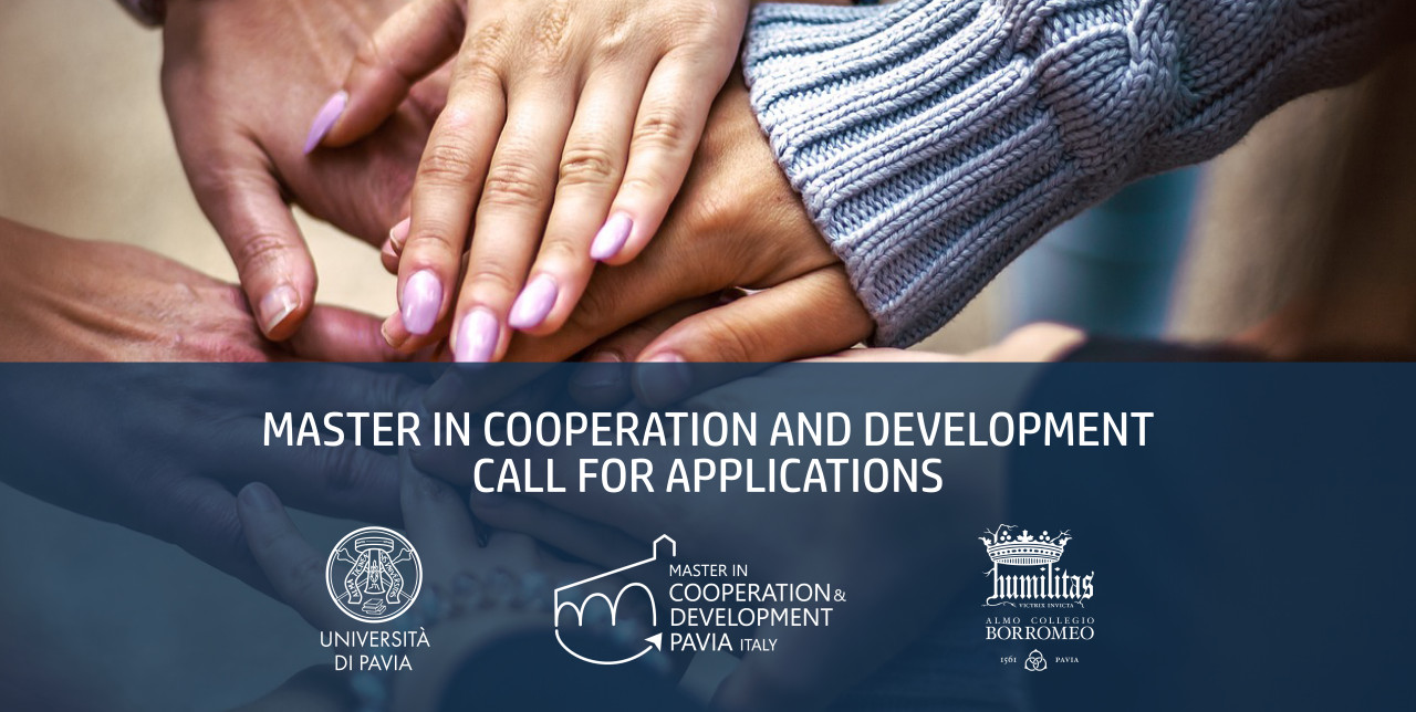 Master in Cooperation and Development. Open applications in Pavia