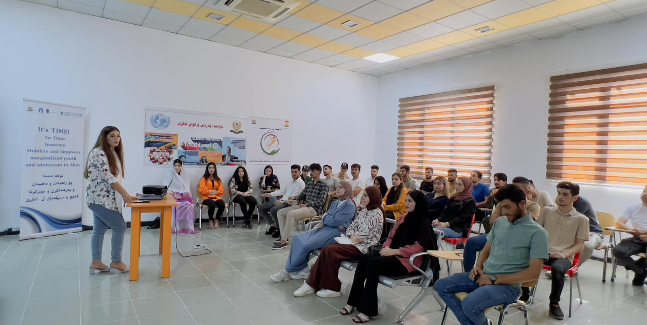 Iraq. A job fair on International Youth Day.