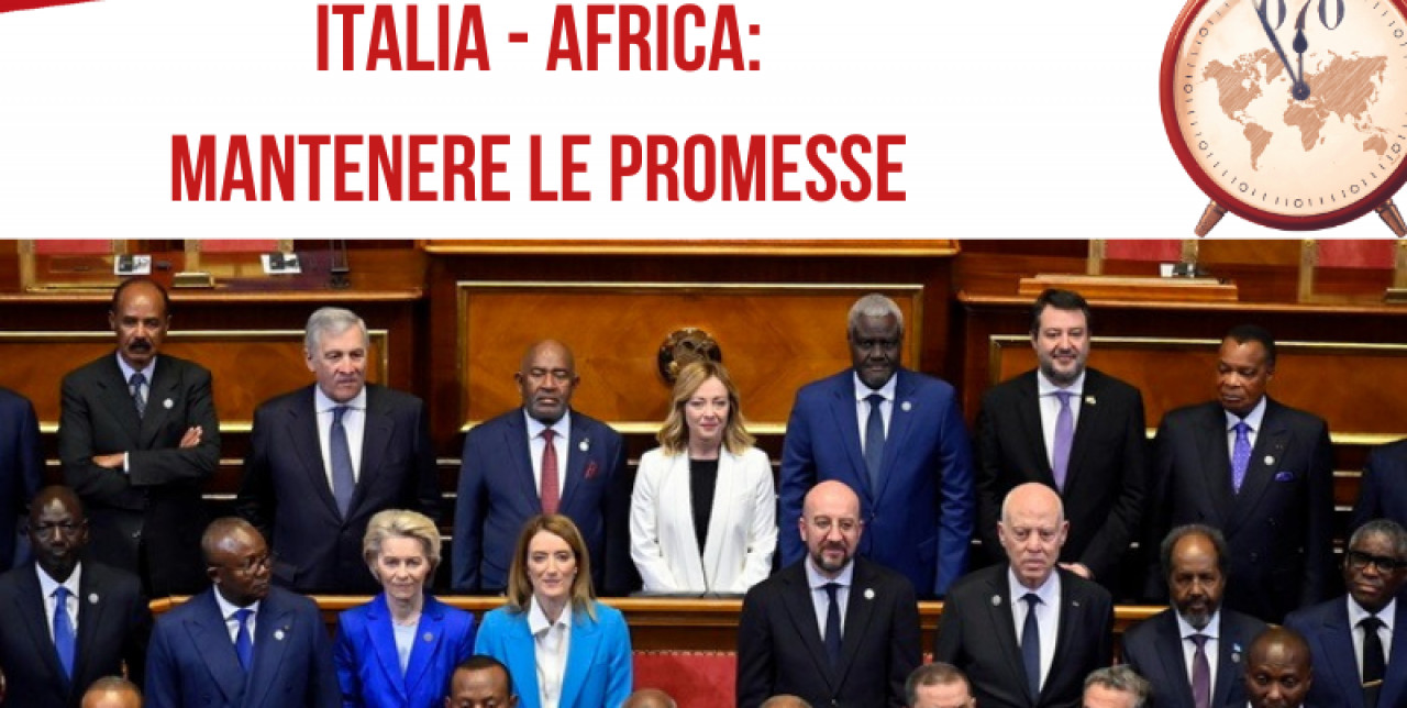Conferenza Italia- Africa: la società civile chiede di mantenere le promesse.