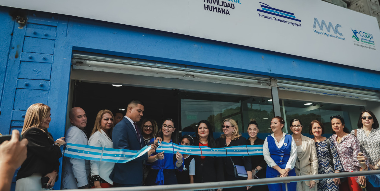Ecuador. Inauguración del Centro Municipal Ciudadanos Integrados junto con la Alcaldía de Guayaquil