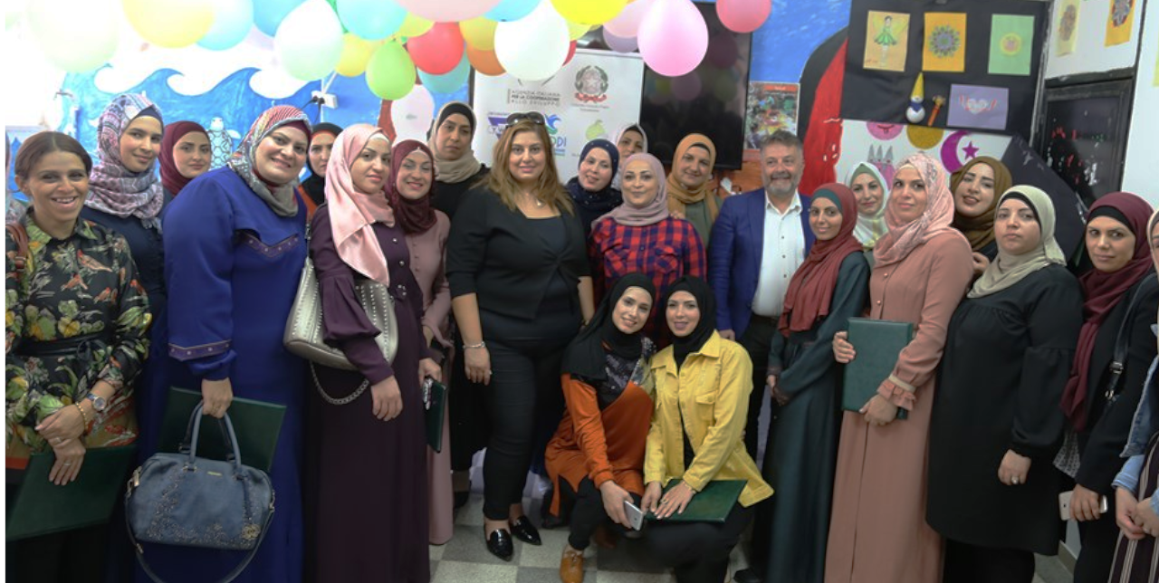 Women empowerment: certificate-award ceremony in East Jerusalem