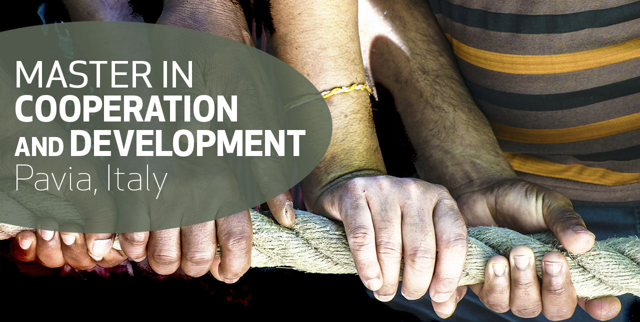 Iscrizioni aperte per il Master in Cooperazione e Sviluppo a Pavia. Deadline 30 giugno