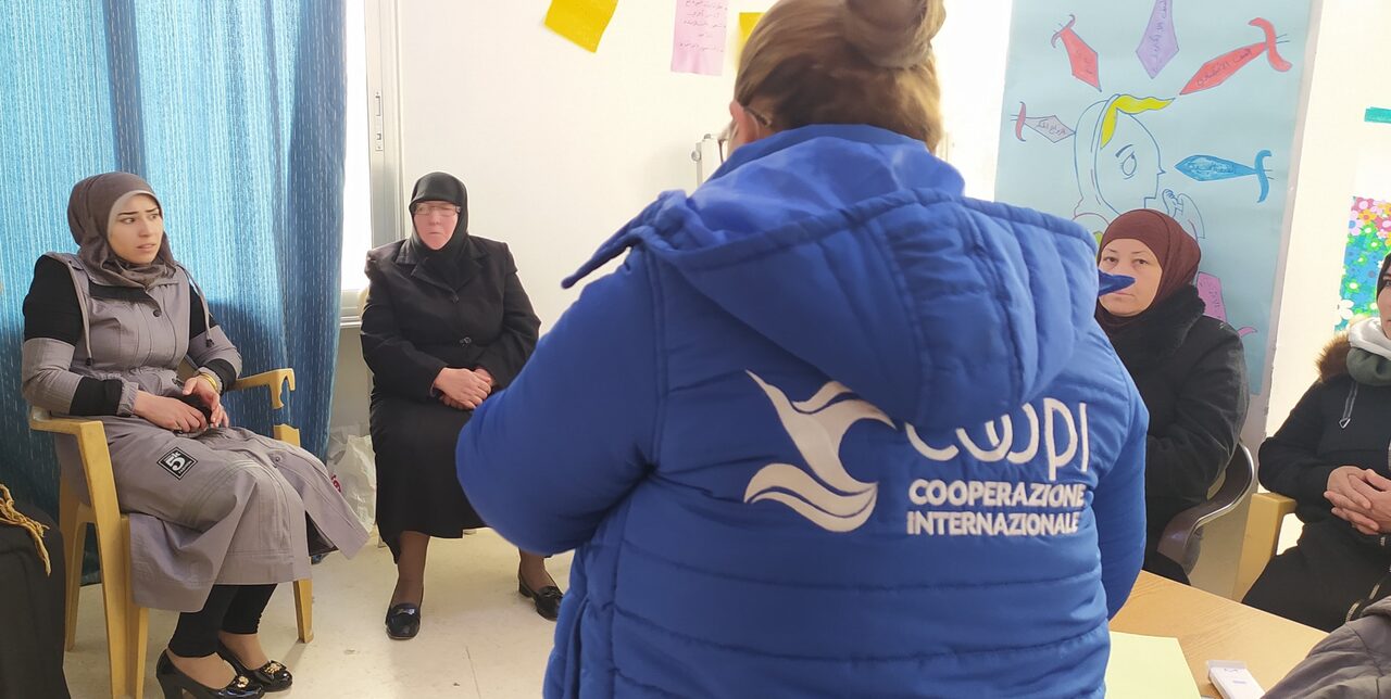 Syria. Together with AICS we offer psychological support to war victims