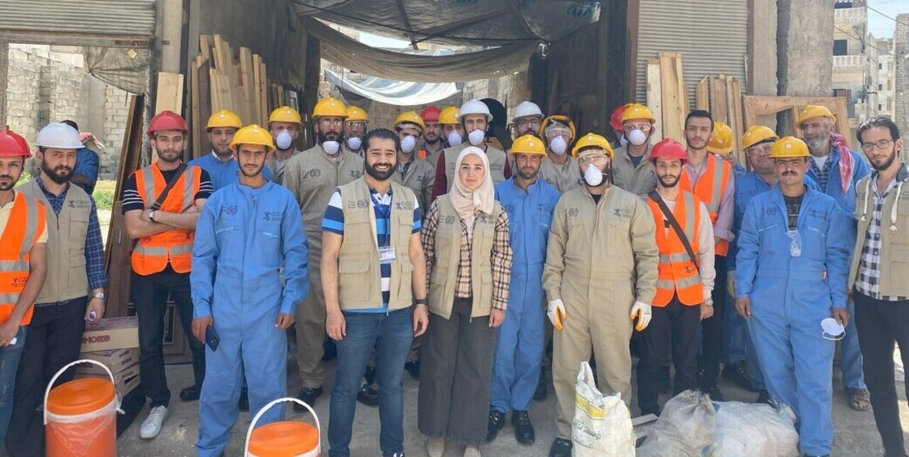 Syria. Cleaning Aleppo from rubble by providing employment opportunities