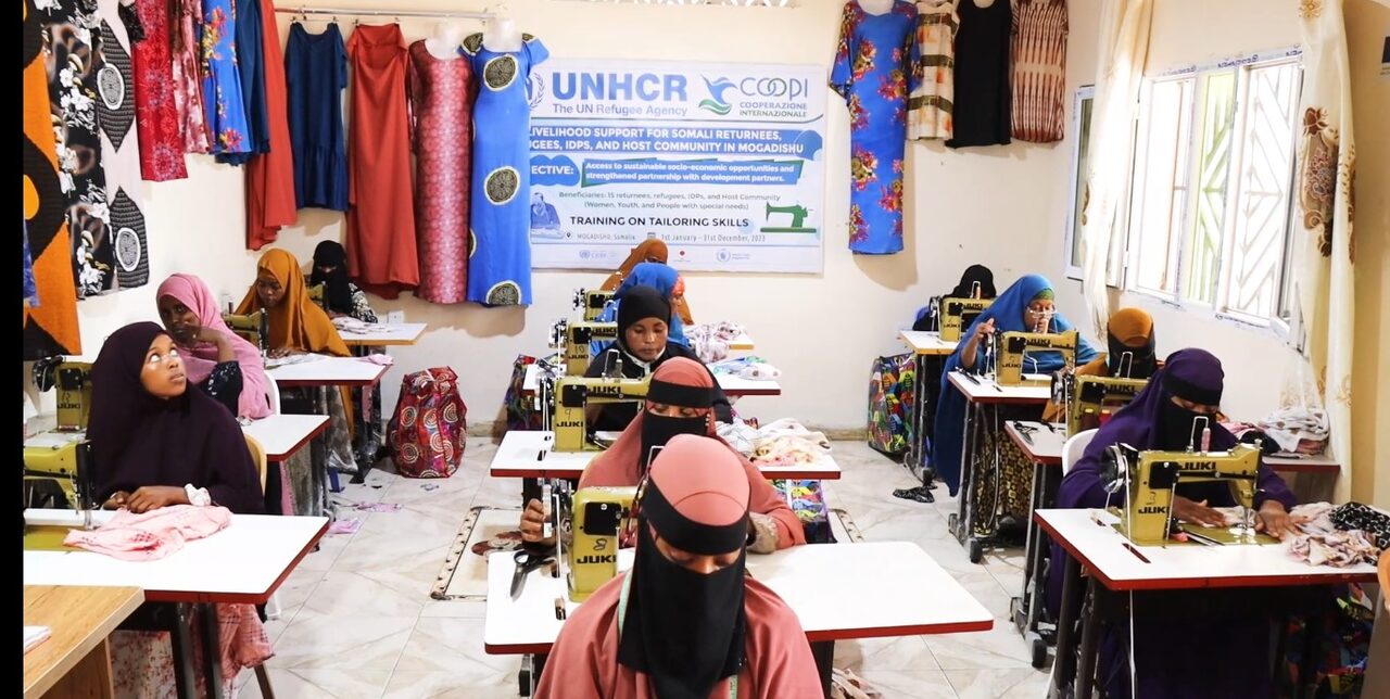 Carpenters, mobile phone repairers, tailors and plumbers. In Somalia, refugees, former migrants, and displaced people have a new opportunity