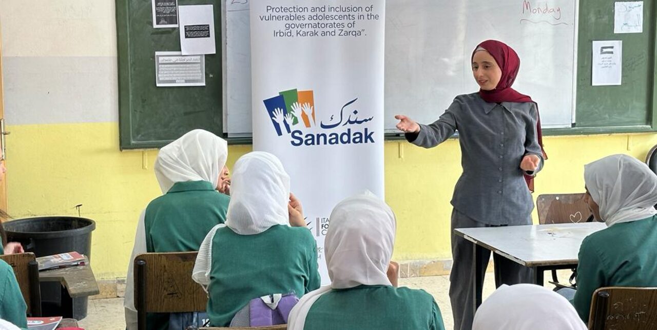 Jordan. Hiba and Ahmed return to school with AICS