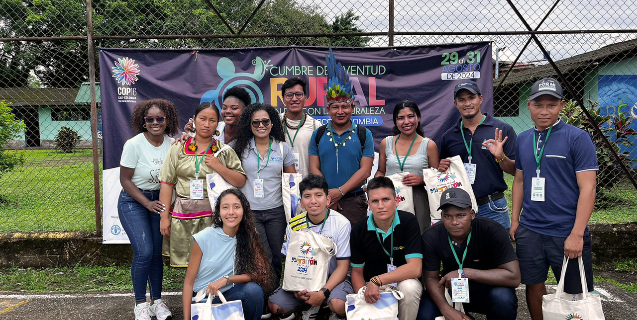 COOPI Latin America and the Caribbean participated in the Summit 'Rural Youth at Peace with Nature' in Colombia