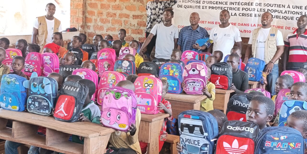 RCA. ECHO en visite pour soutenir l’éducation des enfants touchés par les conflits
