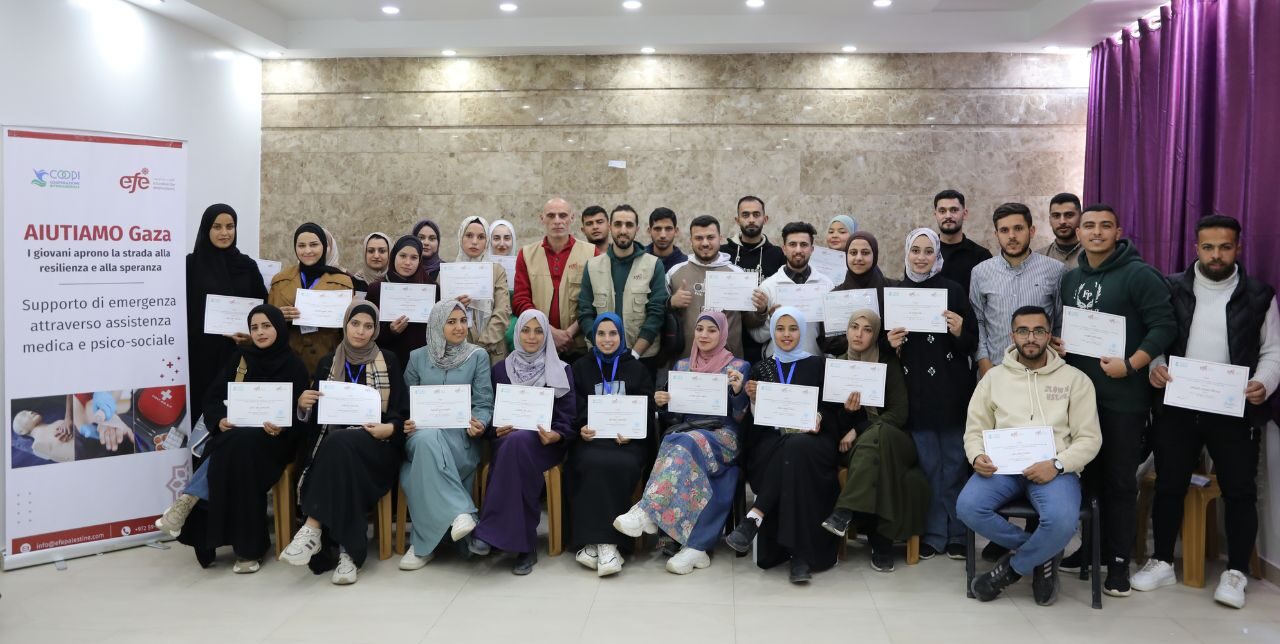 Gaza. Training also means saving lives