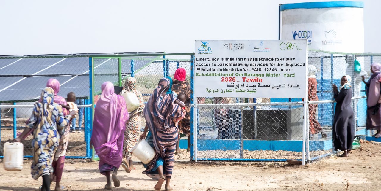 Sudan. In Tawila, water was never enough, today it reaches more than 9,000 displaced people