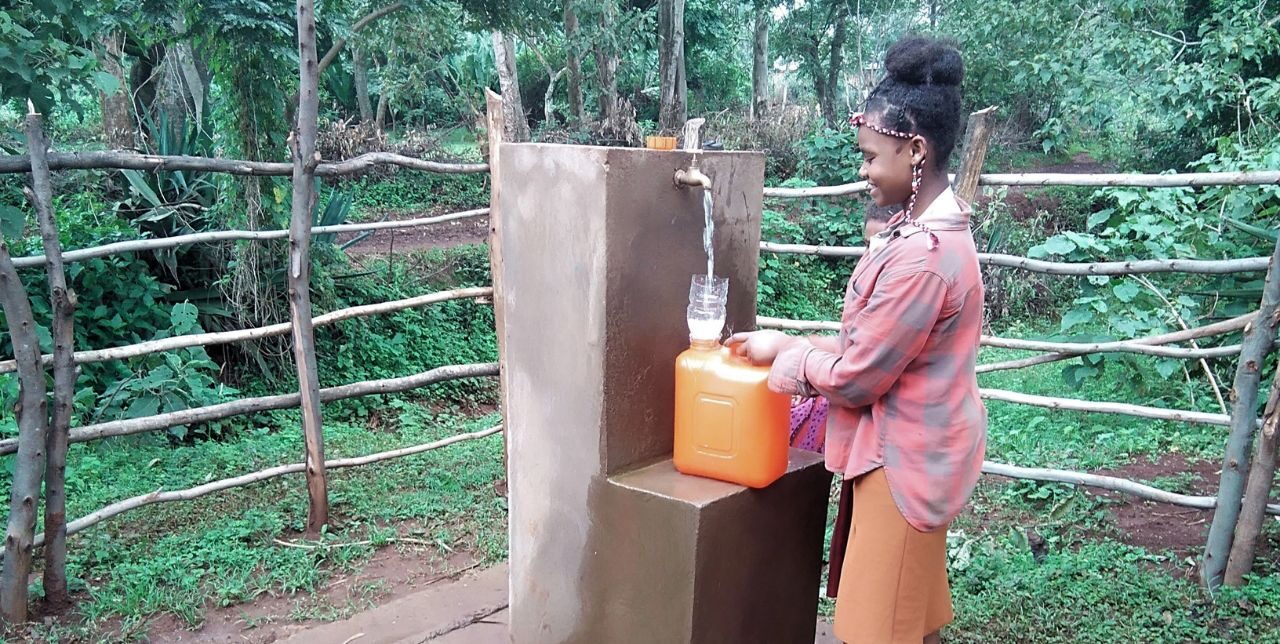 Ethiopia. “Now water is close to my home again”