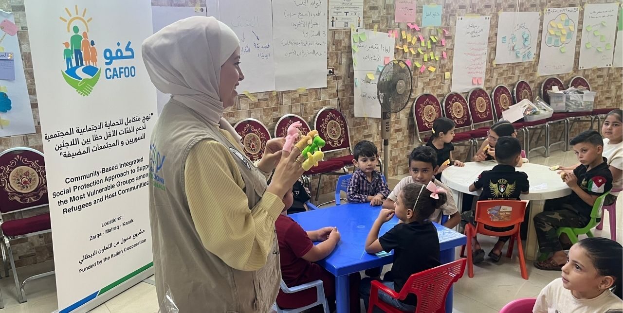 Jordan. Creating safe spaces for children to learn, connect, and grow in Karak