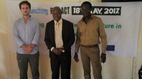 Minister Jones at the launch of "Fostering Smallholder Agriculture in Sierra Leone"