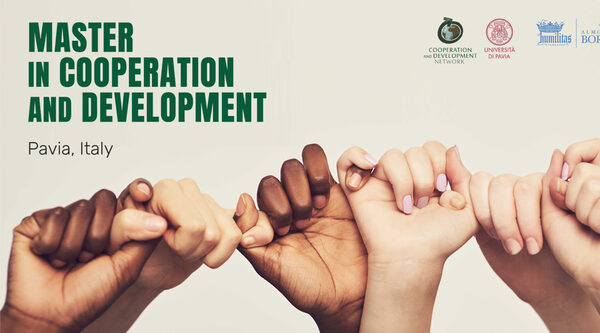 Apply for the Master in Cooperation and Development in Pavia