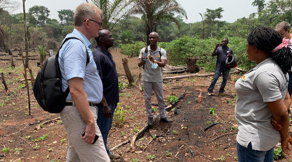 RDC. L'Ambassadeur de l'Union Européenne visite le projet à Bili