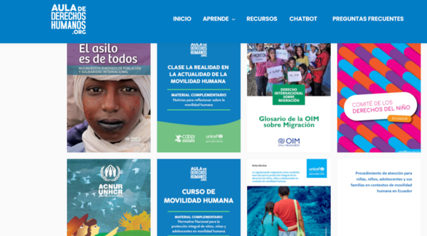 Ecuador. COOPI y UNICEF presentan el Aula de Derechos Humanos
