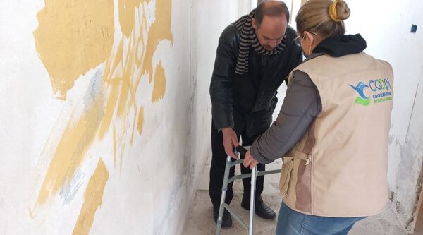 Syria. With AICS to support vulnerable people with disabilities