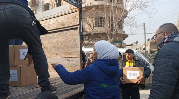 Earthquake emergency in Syria. COOPI in Aleppo has helped 4,500 displaced people so far. But to do more, it needs donations