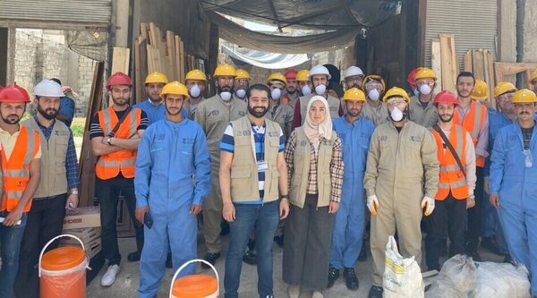 Syria. Cleaning Aleppo from rubble by providing employment opportunities