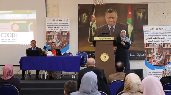 Jordan. COOPI supports business formalization through inclusive legal awareness sessions under the Bothoor project