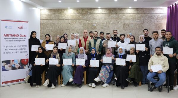 Gaza. Training also means saving lives