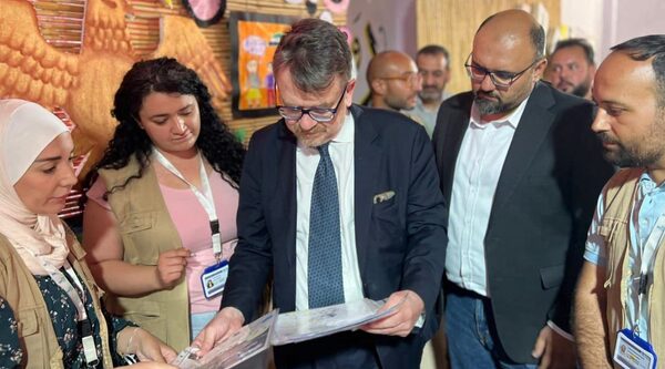 Syria. The Italian ambassador visits the COOPI project in Yabroud