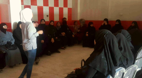 Humanitarian assistance in community centres for East Aleppo population